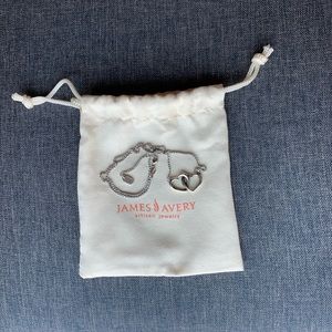 James Avery Double Heart Linked Necklace